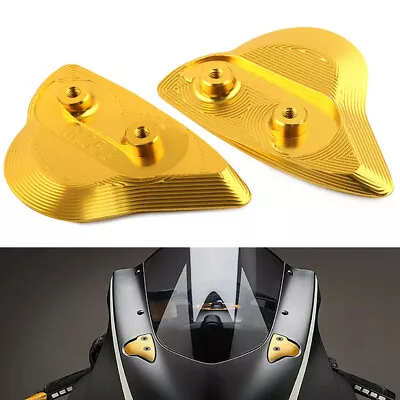 Rearview Mirror Block Off Base Plates Cover For Yamaha YZF-R6  2017-2020 Gold • $18.65