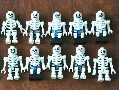 LEGO 1x Minifig MiniFigure Skeleton Ninjago Excellent Condition • $12.90