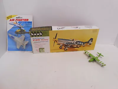 Hawk North American P-51D Mustang - 1/4 Scale - Vintage 1964 Kit & Misc Lot READ • $12.95