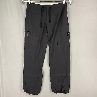 $24.88 • Buy Mountain Hardwear Pants Womens 10 Black Convertible Cargo Hiking Lightweight