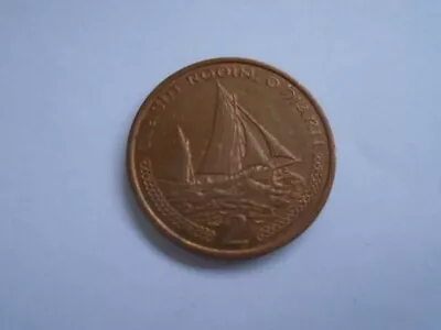 2001 - 2p Two Pence - Isle Of Man - Sailing • £0.99