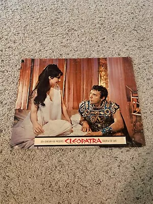 Vintage  Cleopatra  Movie Poster 20th Century Fox 1963 • $15