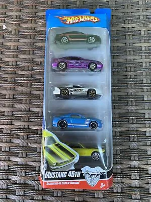 Ford Mustang 45th Anniversary Hot Wheels 5 Pack NIB • $50