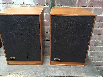 Vintage Tangent Acoustics RS-2 Bookcase Speakers KEF T-27 Tweeter Audax 8 Driver • £390