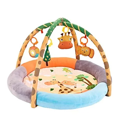 Baby Round Activity Play Mat GYM Soft Colourful Material • £34.99