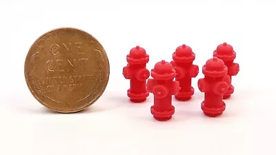 USA Made O Scale Fire Hydrant - Red - 5 Pack 480788 • $6.99