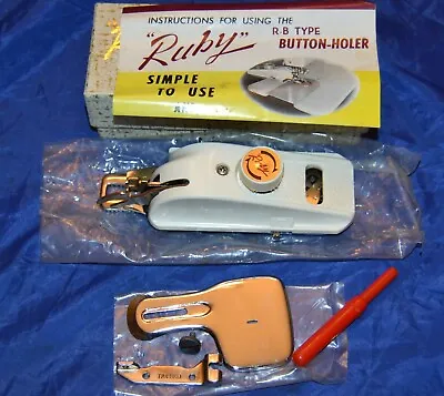 Buttonholer Automatic Low & High Shank Manual Seam Ripper Plate Ta(103)   • $40