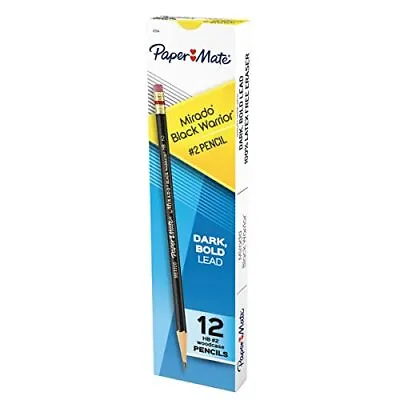 Mirado Black Warrior Pencils Black HB #2 12 Count • $11.79