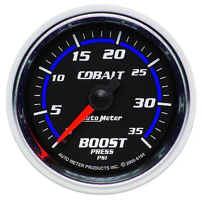 AutoMeter 6104 Cobalt Boost Pressure Gauge 2-1/16 In. • $86.08