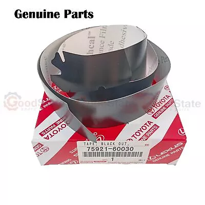 Genuine Toyota LandCruiser 200 Series VDJ UZJ RH Front Door Outer Black Out Tape • $37.40