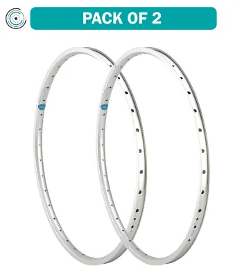 Pack Of 2 Velocity Atlas Rim - 26  Disc Silver 36H Clincher • $192