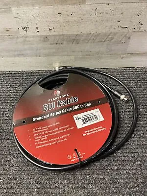New Pearstone 15ft Standard Series Cable - BNC To BNC SDI-1015 • $12