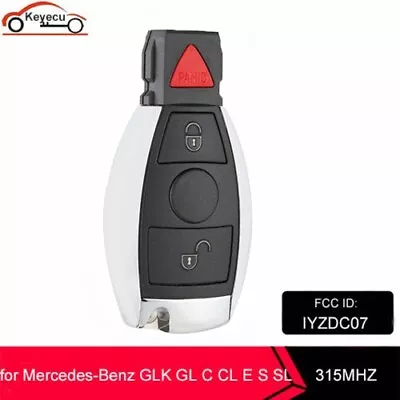 For Mercedes-benz Glk Gl C Cl E S Sl Smart Keyless Remote Key 3 Buttons Iyzdc07 • $16.63