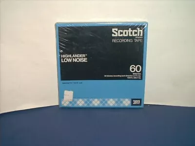 SCOTCH RECORDING TAPE Highlander Low Noise 60 Minute Magnetic Tape 228 NEW • $9