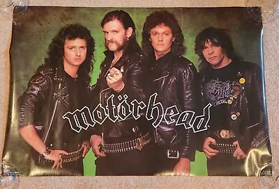 Vintage 1986 MOTORHEAD Poster - Heavy Metal Orgasmatron - BRAND NEW! VERY RARE • $29.99