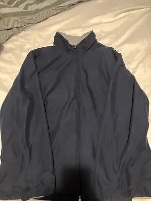 Nautica Jacket Vintage Reversible Men’s XL Navy Grey • $85