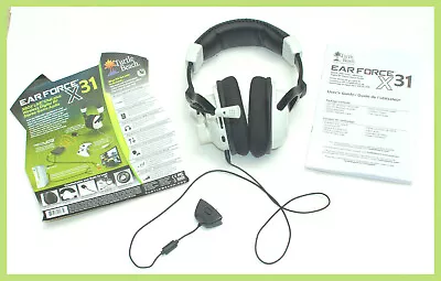 Turtle Beach Ear Force X31 Black/White Headband Headsets For Microsoft Xbox 360 • $9.95