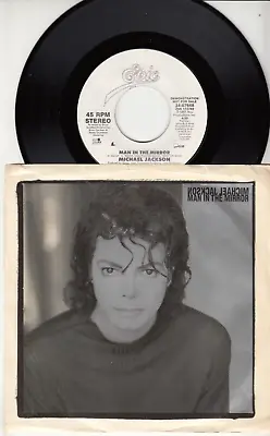 Michael Jackson - Man In The Mirror - Promo Epic Records 45 Wps - Great Shape • $12.99