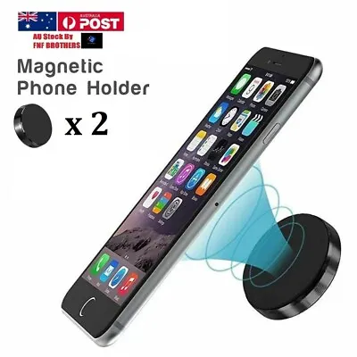 2 X Universal Magnetic Car Phone Holder Dashboard Hands-Free Mobile GPS Mount • $12.50