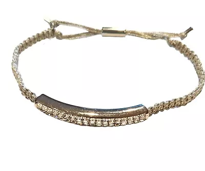 Genuine Michael Kors Mindfulness Bracelet Pave Crystal Bracelet Silvertone • $18