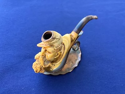 Pipe American Civil War Meerschaum. Amazing Carving. NR • $103.50