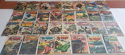 G.I. COMBAT #80-182 Partial Run Lot Of (31) Comics War Greytone Covers Avg VG+ • $32