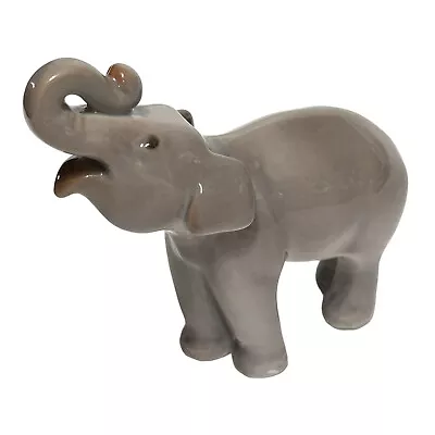 Vtg SIGNED Bing And Grondahl Elephant B&G Figurine #2140 1986 Made In Denmark • $52