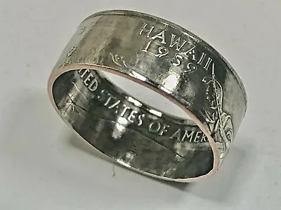 Hawaii Ring State Quarter Coin Ring Hand Made • $26.56