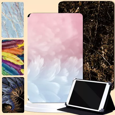 Printed PU Leather Case Flip Cover For Android Tablet 6  7  8.0  9  9.7 10  +Pen • £7.16