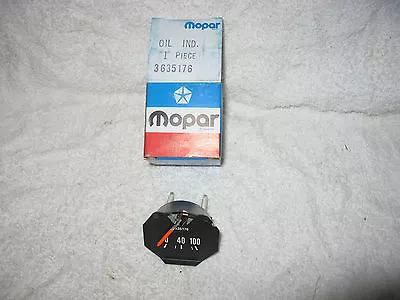 NOS Mopar 1972-80 Dodge Truck Oil Gauge • $69