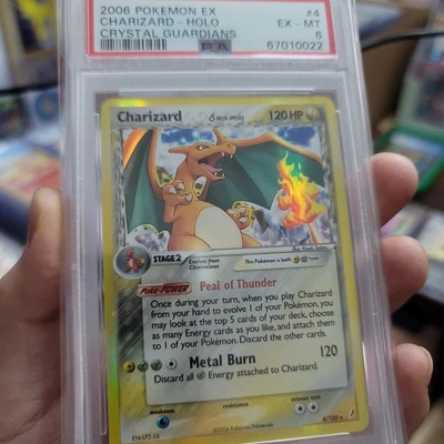 $220 • Buy Charizard Delta Species PSA 6 Crystal Guardians Pokemon TCG 