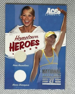 Maria Sharapova / Anna Kournikova 2006 Ace Authentic HH Jersey 172/1200 National • $19.99