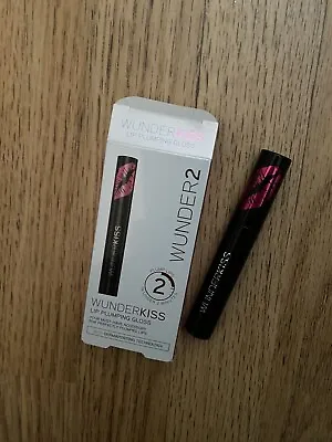 Wunder2 WunderKiss 1 Lip Plumping Gloss Collagen And Hyaluronic Acid New • £5.95