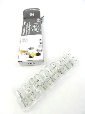 Box Of 10 CEC 168 Miniature Lamps 14 Volt .35 Amp Glass Wedge Base • $9.99