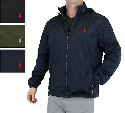 Polo Ralph Lauren Men's Windbreaker Jacket Regular Fit Corded Concealed Hood • $99.99