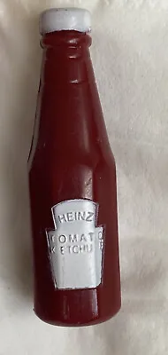 Vintage Heinz Ketchup Advertising Bottle Brooch Pin Red Safety Pin Clasp 1 1/2” • $7.90