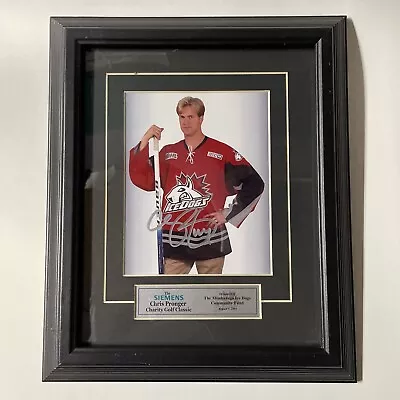 Vintage 2004 Chris Pronger Mississauga Ice Dogs OHL Golf Classic Signed Photo • $29.99