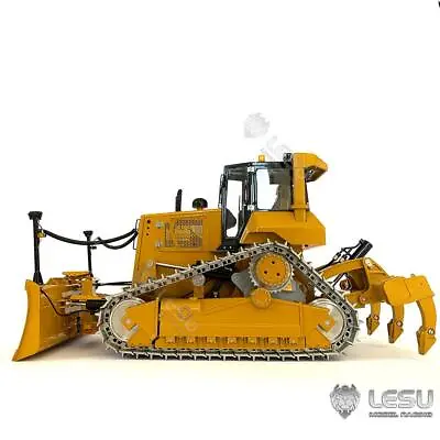 1/14 RC Assembled Bulldozer LESU Aoue-DT60 Hydraulic Crawler Tracked Truck Model • $5893.06