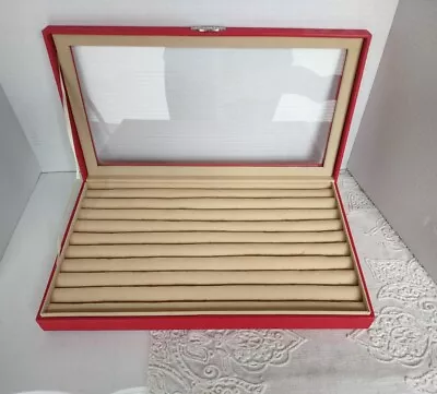 Vintage Jewelry Box 15  Valet Tray Box Dresser Organizer Lid  • $20