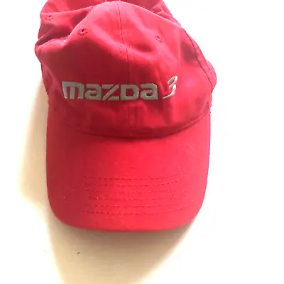 Mazda 3 Red Baseball Cap From Richard Mark Adjustable 100% Cotton • $9.99