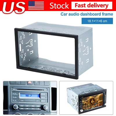 2 Din Car Radio Frame Fascia Dash Panel For DVD Player Stereo Installation Kit • $18.99