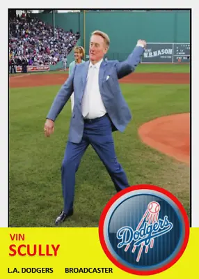 VIN SCULLY 63 ACEO ART CARD ## BUY 5 GET 1 FREE ### Or 30% OFF 12 OR MORE • $3.95
