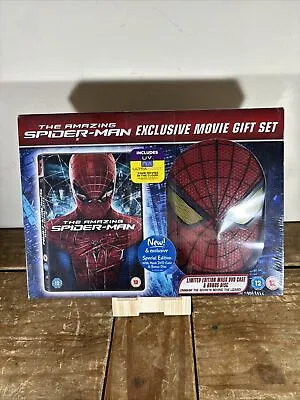 The Amazing Spiderman Exclusive Movie Mask Gift Set DVD New Sealed • £14.99