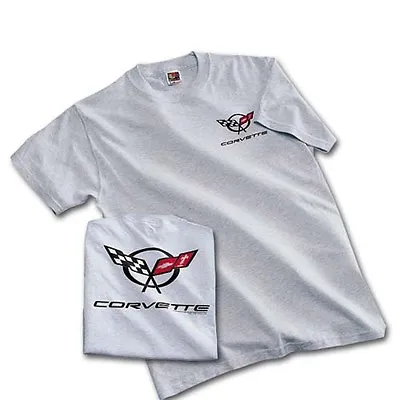 C5 Corvette Gray Heather Ash Cotton T-Shirt • $24.95