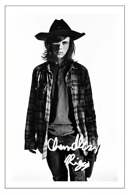 Chandler Riggs Signed Photo Print Autograph The Walking Dead Carl  • £3.49