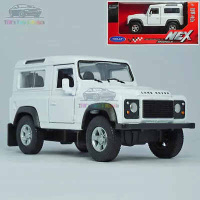 1:43 Land Rover Defender Model Car Diecast Toy Vehicle Collection Kid Gift White • $18.94