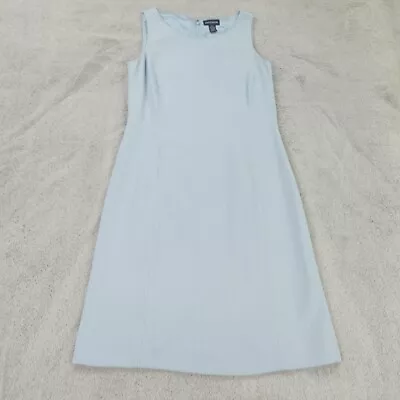 Ann Taylor Dress Womens 6 Blue Sheath Career 90s Y2K • $19.95