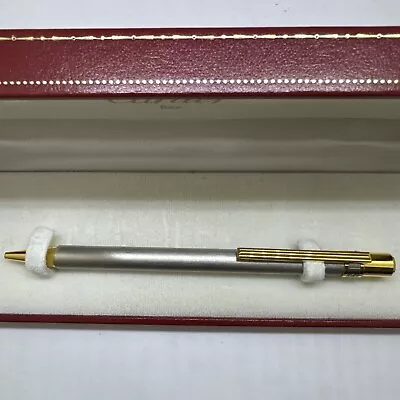 Vintage Cartier Santos Gold/silver Ballpoint Pen • $300
