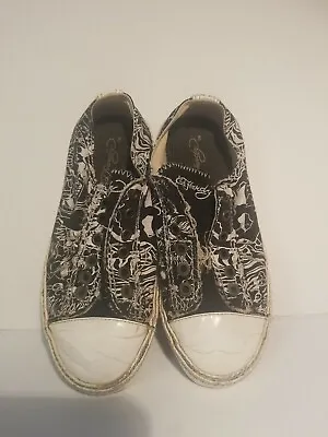 Ed Hardy Designs Slip On Shoe. Loads Of Wear Loads Of Character. Size 5. • $17.77