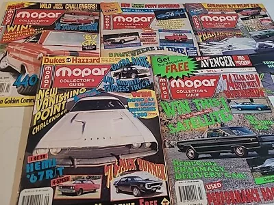 Lot Of 5 Vintage MOPAR Collector's Guide Magazines (1990s) Satellite '67 GTX • $29.99